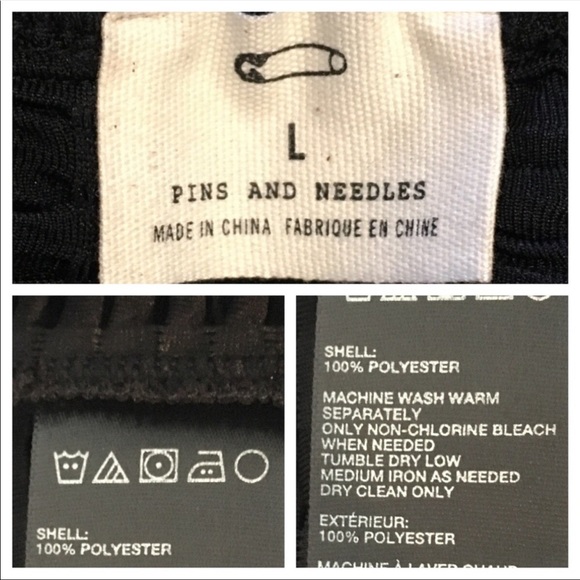 Pins and Needles Black Knit Skirt SZ L - Picture 8 of 8